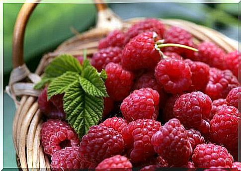 Healthy foods: red fruits