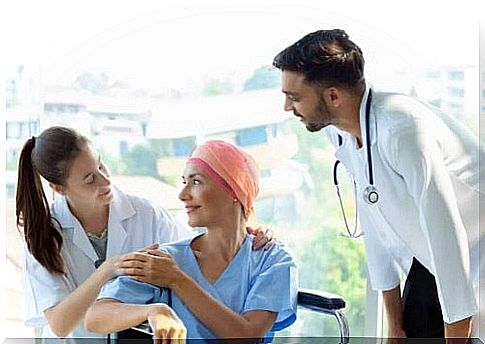 A medical team in chemotherapy.