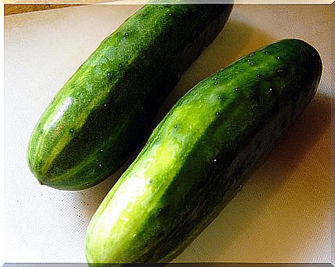 Cucumber against dark circles.