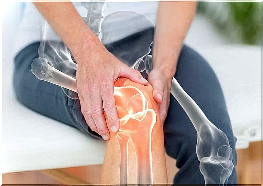 Osteoarthritis of the knee causes pain